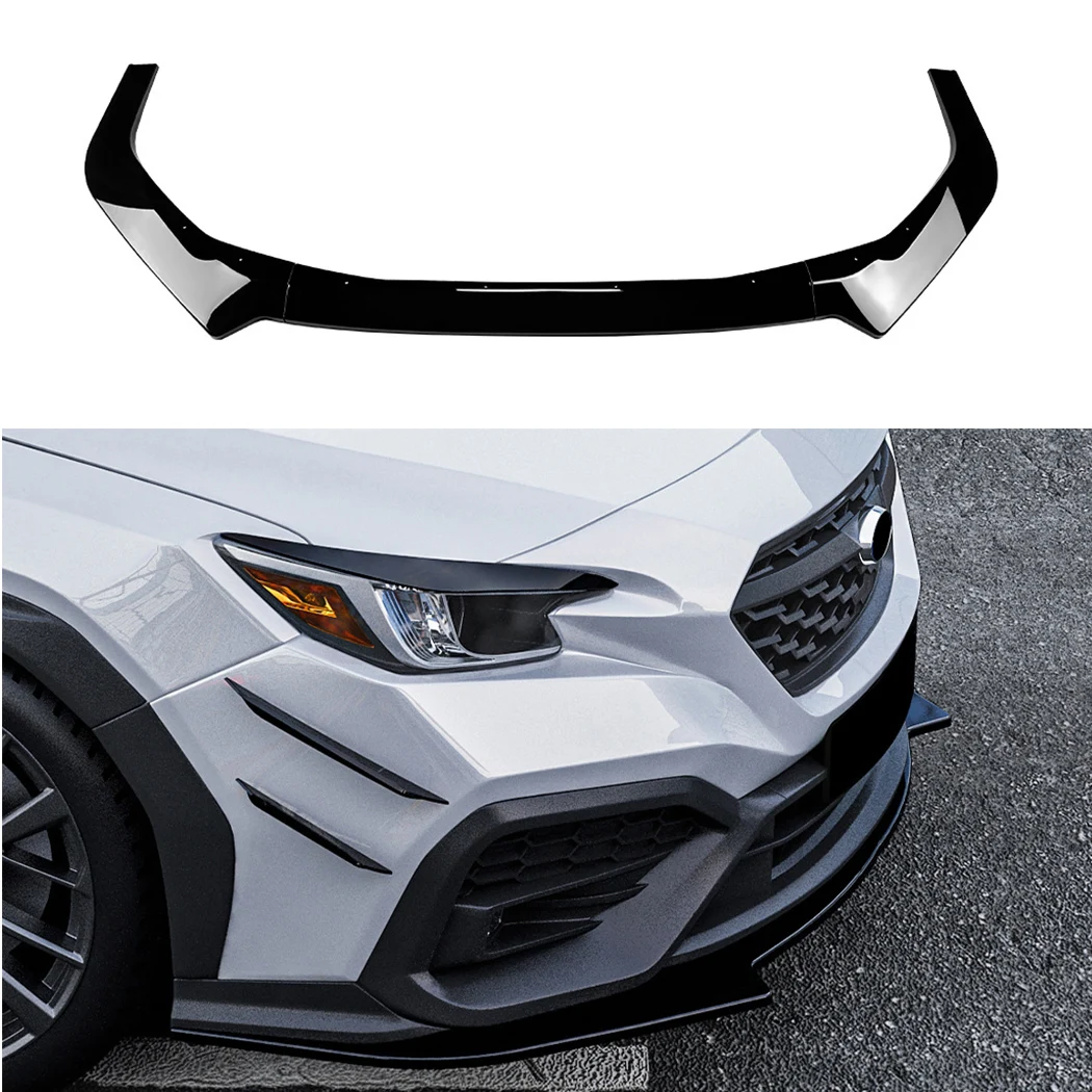 For Subaru WRX STI VB 2022 2023 2024 2025 Front Bumper Spoiler Lip Lower Body Kit Diffuser Splitter Tuning Guard Car Accessories