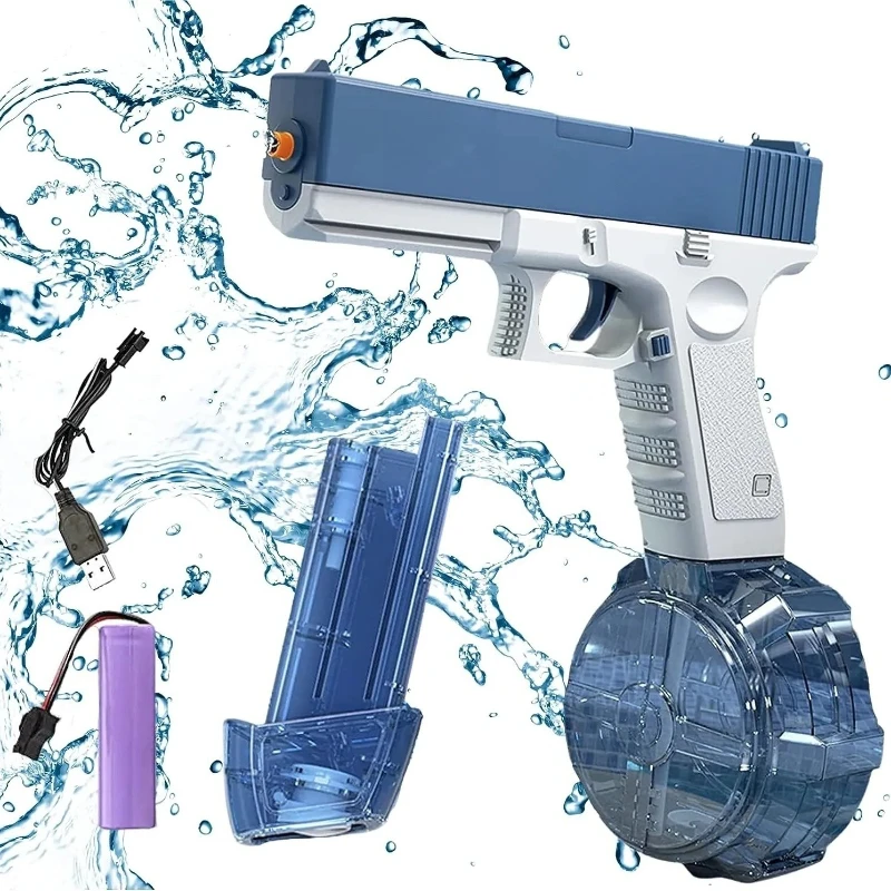 

Children Electric Water Gun Toy High Pressure Water Blaster Automatic Water Pistol Summer Outdoor Beach Pool Toys for Kids Gifts