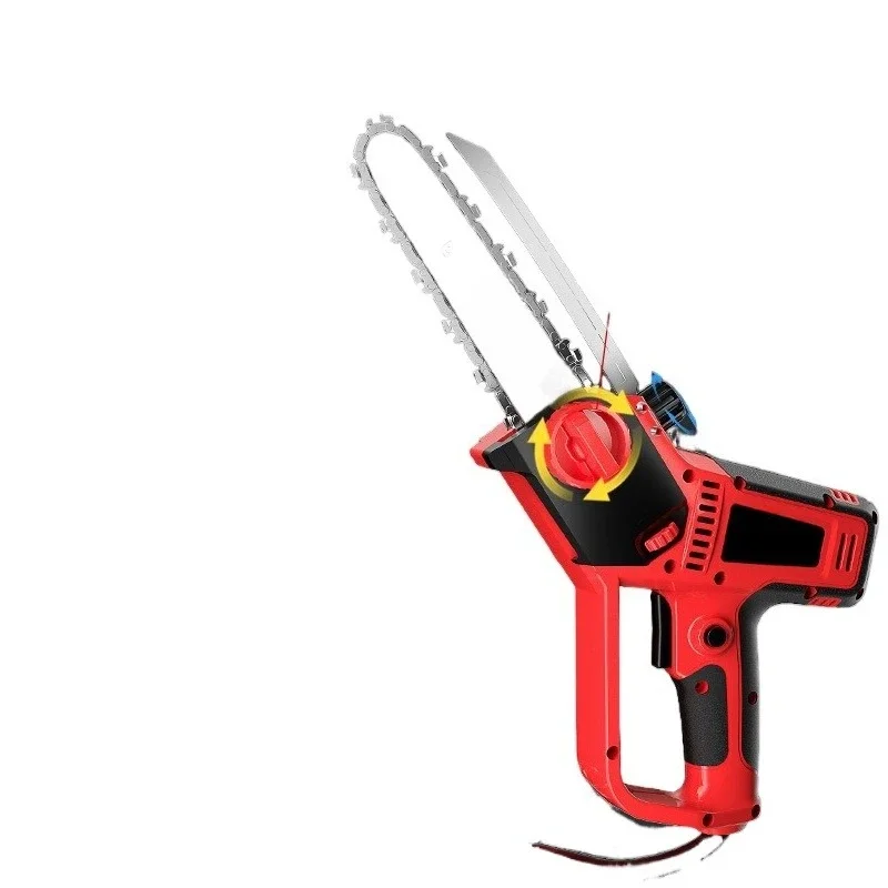 

Chainsaw Small Household 220v Plug-in Logging Chain Saw Cutting Saw Firewood Handheld Single Hand Saw