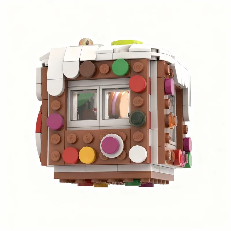 269pcs MOC Seasonal Christmas The Gingerborg Cube A Star Trek Model Building Blocks Christmas Gifts Construction Toys Brick view 3