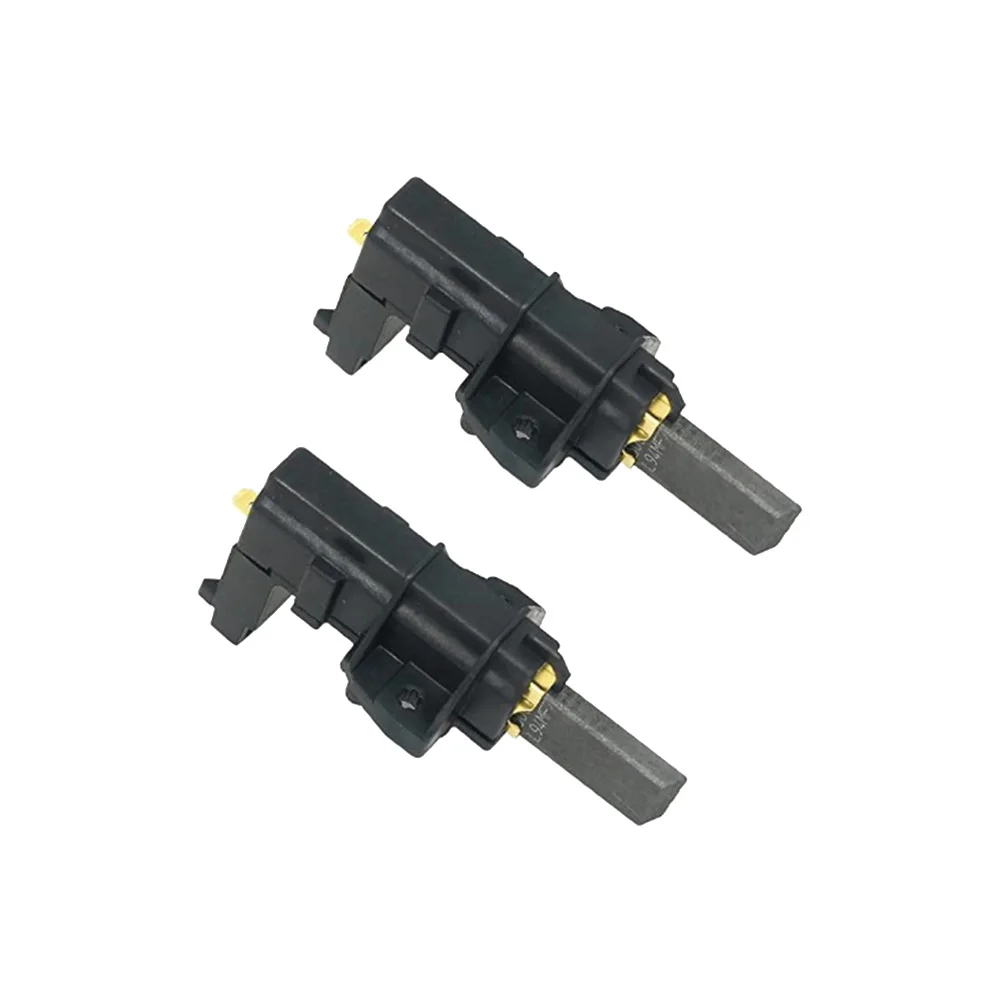Quality Carbon Brush Replacement Carbon Brush Washer Motor Part Black Improves Motor Stability High-purity Carbon
