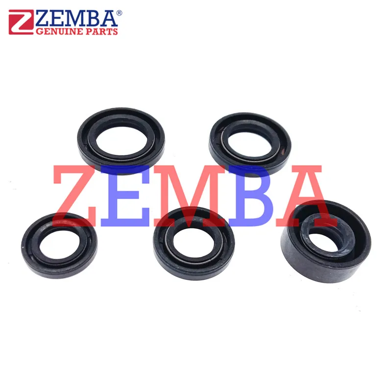 MOTORCYCLE PARTS OIL SEAL SET 13.7*24*5 11.6*24*10 17*29*5 18.9*30*5 12*21*4 5PCS/SET FOR CD70 JH70