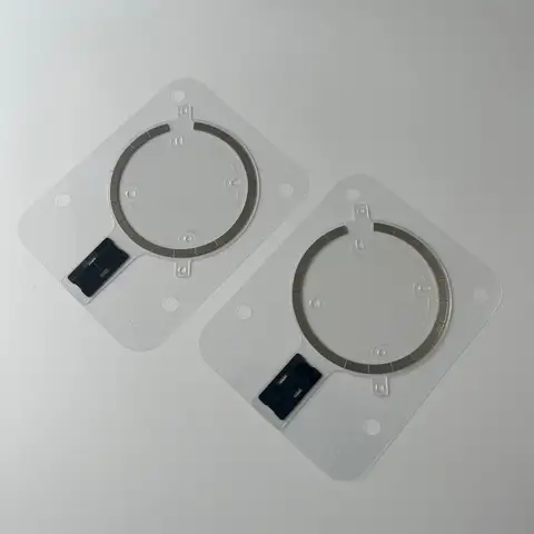 5Pcs Back Housing Cover Glass Magnatic For iPhone 12 13 Mini 14 15 Plus 16 Pro Max Magsafe Wireless Charging Magnet