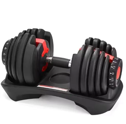 

24kg Selectable Adjustable Dumbbell Home Gym Dumbbell Quickly & Easily Change Resistance Weight Professional Gym Dumbbell Set