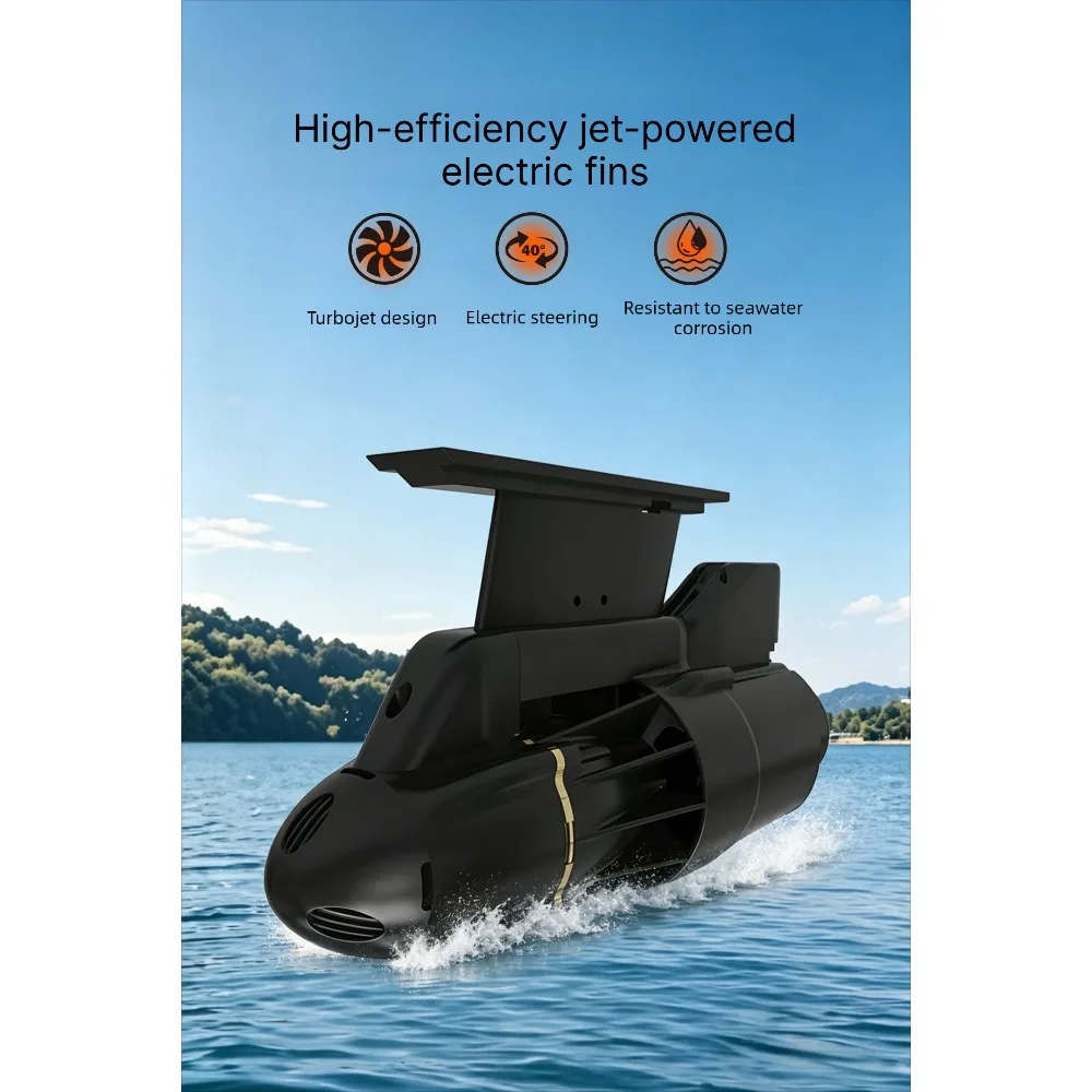 KDN-P30T Electric Turning Vortex Jet Paddle Thruster, Electric Fin Underwater Propulsion Motor For Fishing Boat Kayak SUP