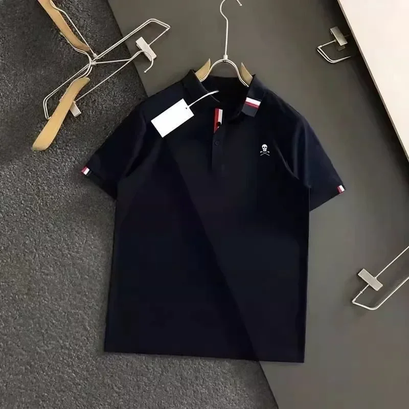 

Korean Golf T-shirts Men's Summer New Polo Shirt Couple Fashion Breathable Casual Short Sleeve Top Luxury Brand Golf Clothes
