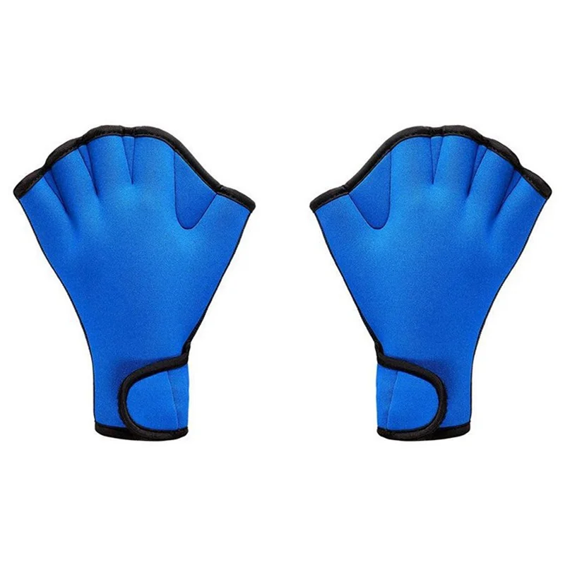 

Swimming Training, Diving Equipment, Anti-Slip Semi-Fingered Gloves for Adults and Children Swimming