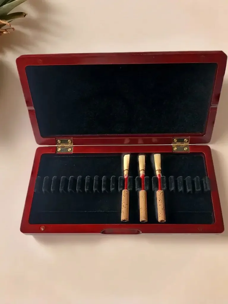 Oboe Reed Storage Case Made of Maplewood, store 20 Pcs Reeds