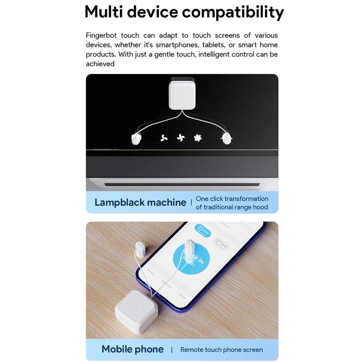 Tuya Fingerbot شاشة تعمل باللمس الحياة الذكية BLE اللاسلكية اللمس التبديل روبوت البعيد دعم مساعد صوت المنزل #5