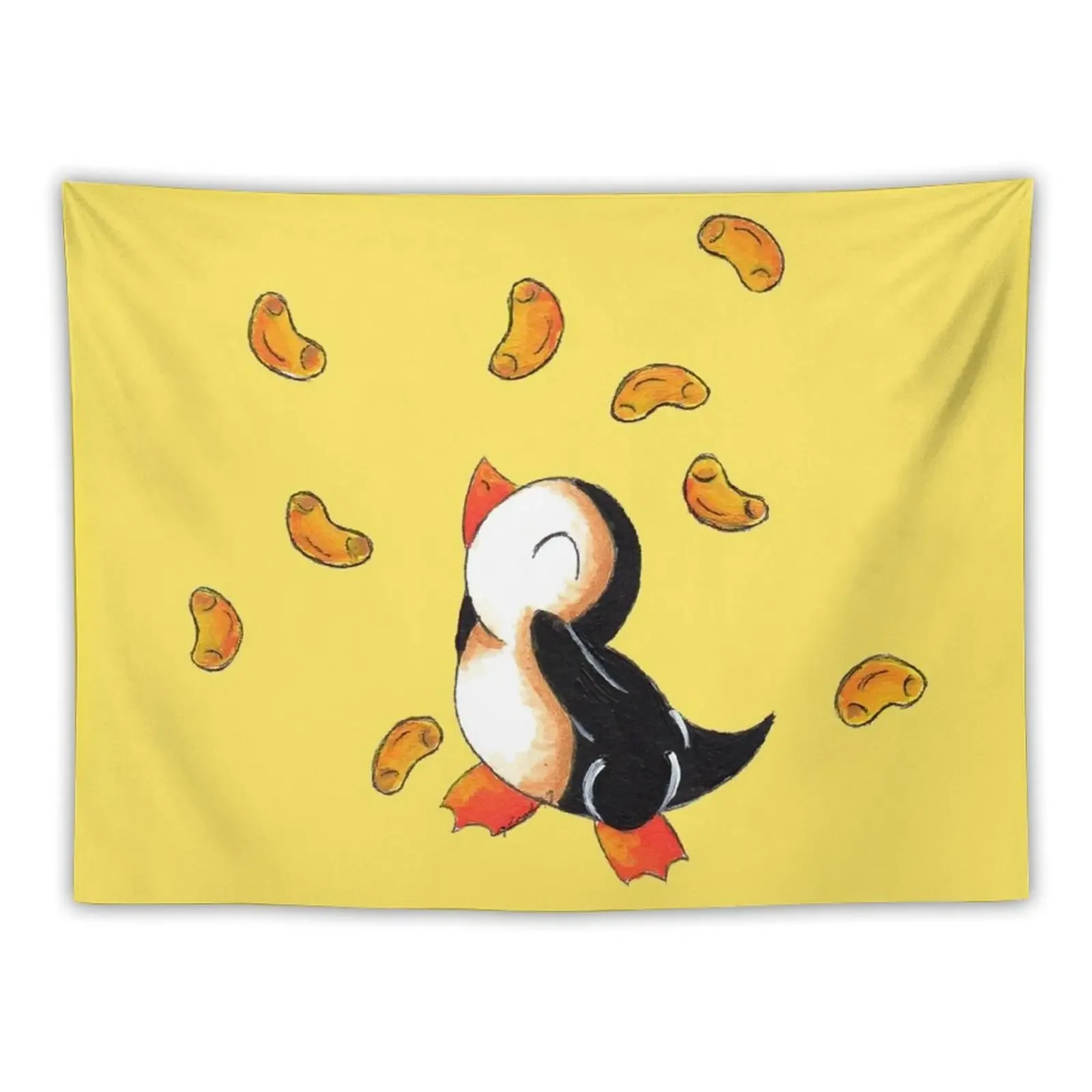 Macaroni Penguin Tapestry Wall Mural Wall Hangings Decoration Kawaii Room Decor Tapestry