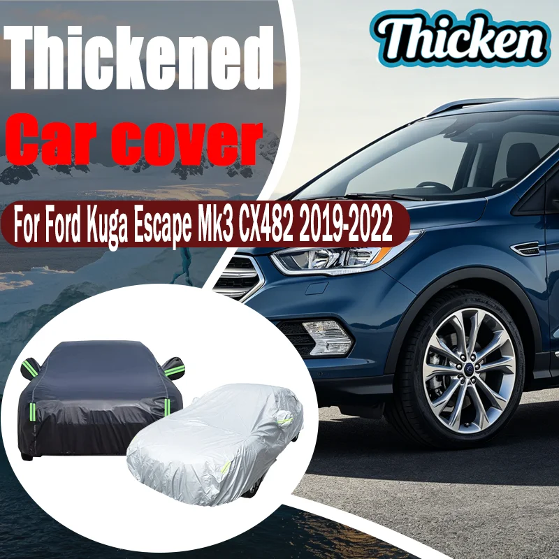 

For Ford Kuga Escape Mk3 CX482 2019-2022 Car Cover Sunscreen, Heat Insulation, Dust Resistant, Scratch Protection, Car Exterior