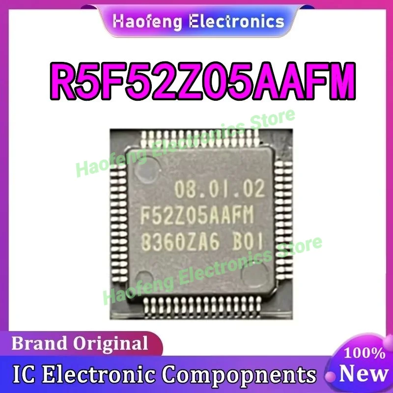 R5F52Z05AAFM R5F52Z05 R5F52Z IC MCU Chip QFP-64 in Stock 100% New Origin