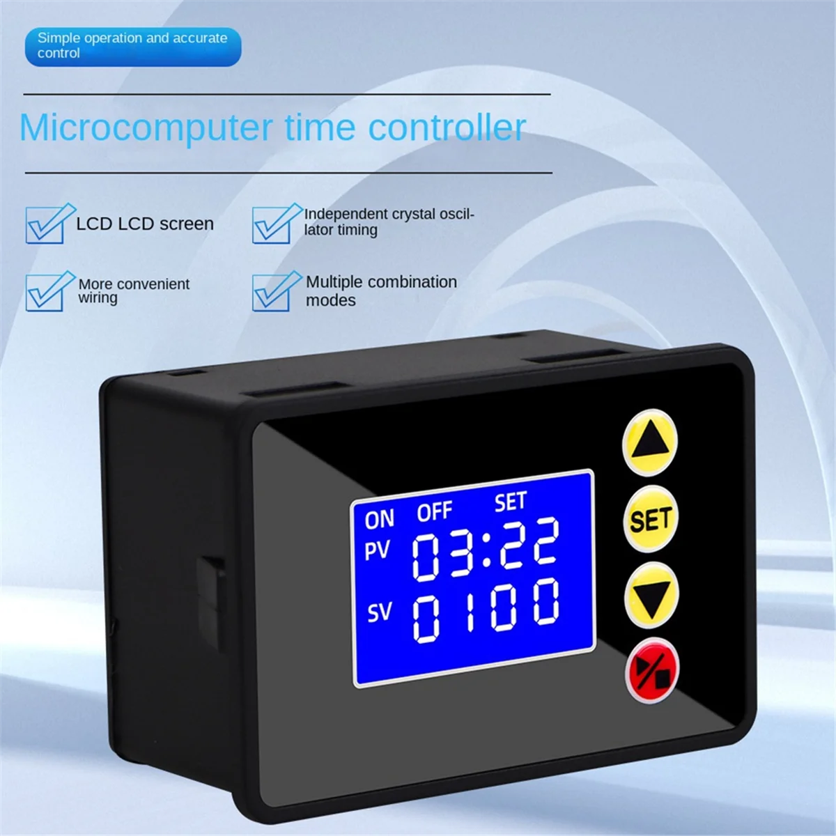 FEB-Programmable Digital Timer Switch Relay Control Time Controller Delay Relay Cycle Timing On/Off