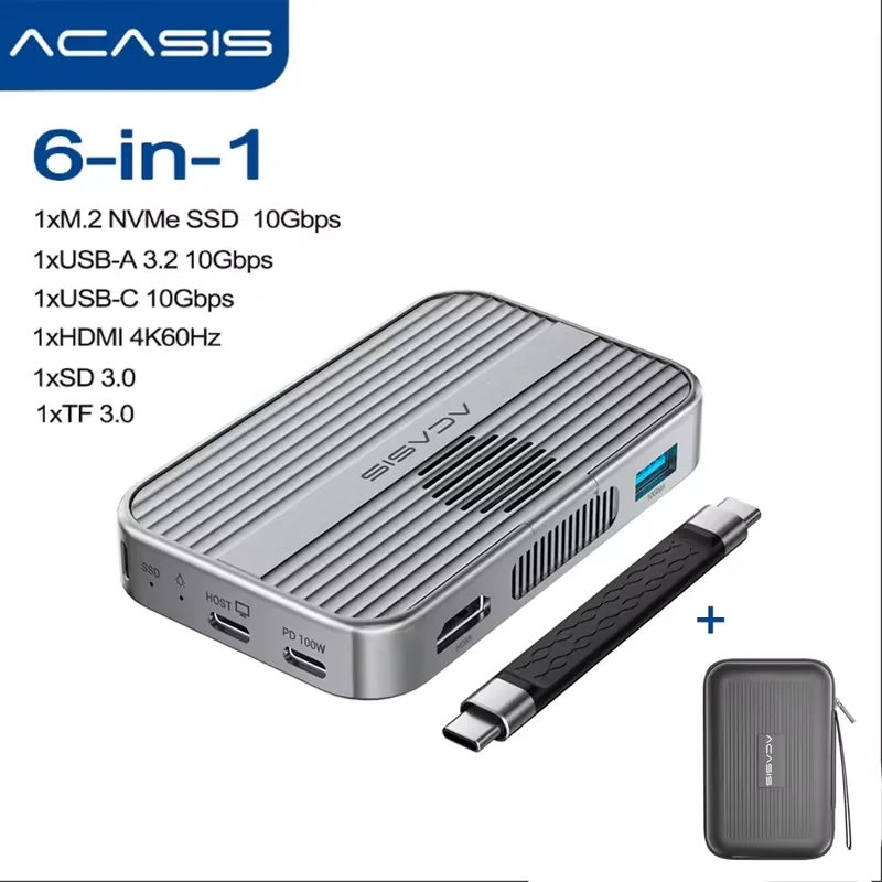 Acasis M.2 NVMe SSD エンクロージャー 10Gbps USB-C
