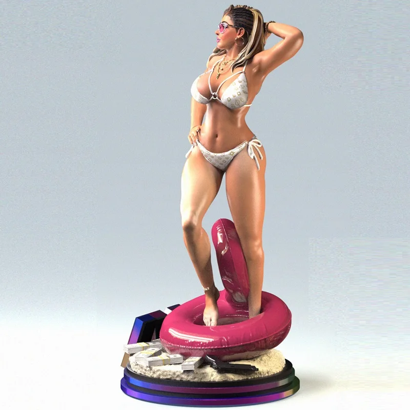 

LinDeekin D154 Индивидуальные 3D гаражные комплекты Неокрашенная фигурка GK Модели Белая смола Несобранные головоломки модели персонажей