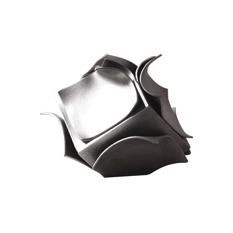 

Light luxury modern geometric creative curling flower ware model room sales office home study bedroom art decoration ornament