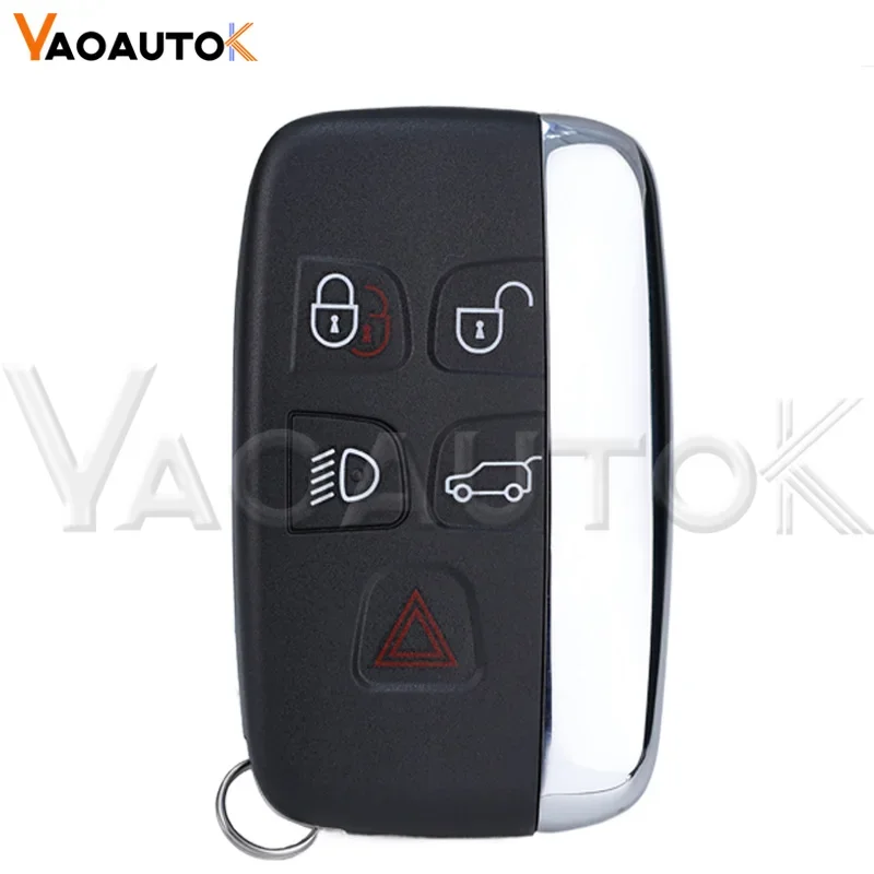 Smart Remote Car Key Shell Case Fob For Land Rover LR4 For Range Rover Sport Evoque For Jaguar XJ XJL XF 5 Buttons Key Housing