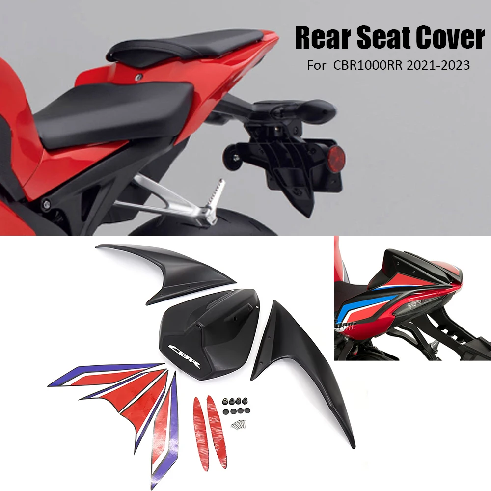 

For Honda CBR1000RR CBR 1000 RR cbr1000rr 2021 2022 2023 Motorcycle Rear Seat Cover Cowl Fairing Rear Passenger Pillion