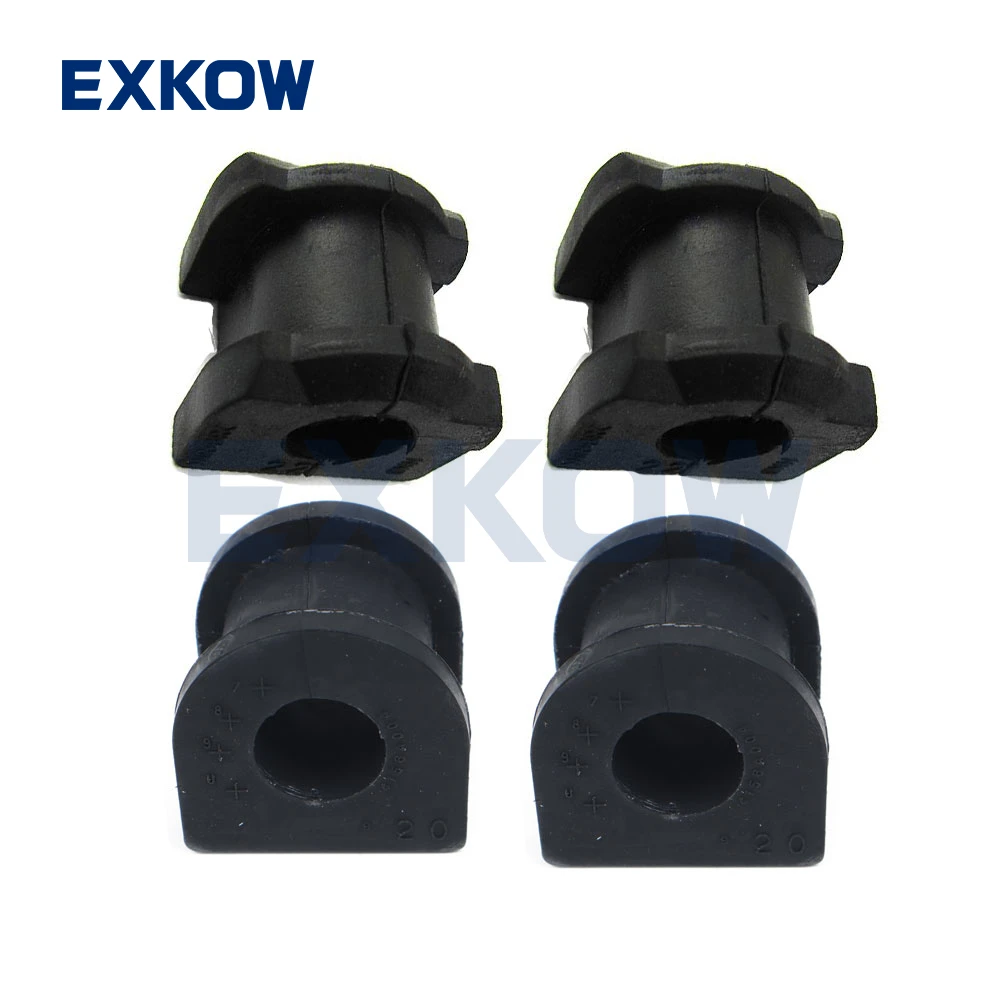 2PCS FR/RR Suspension Stabilizer Bushing for Mitsubishi Lancer Outlander 2006-2016 Front 4056A079 Rear 4156A004