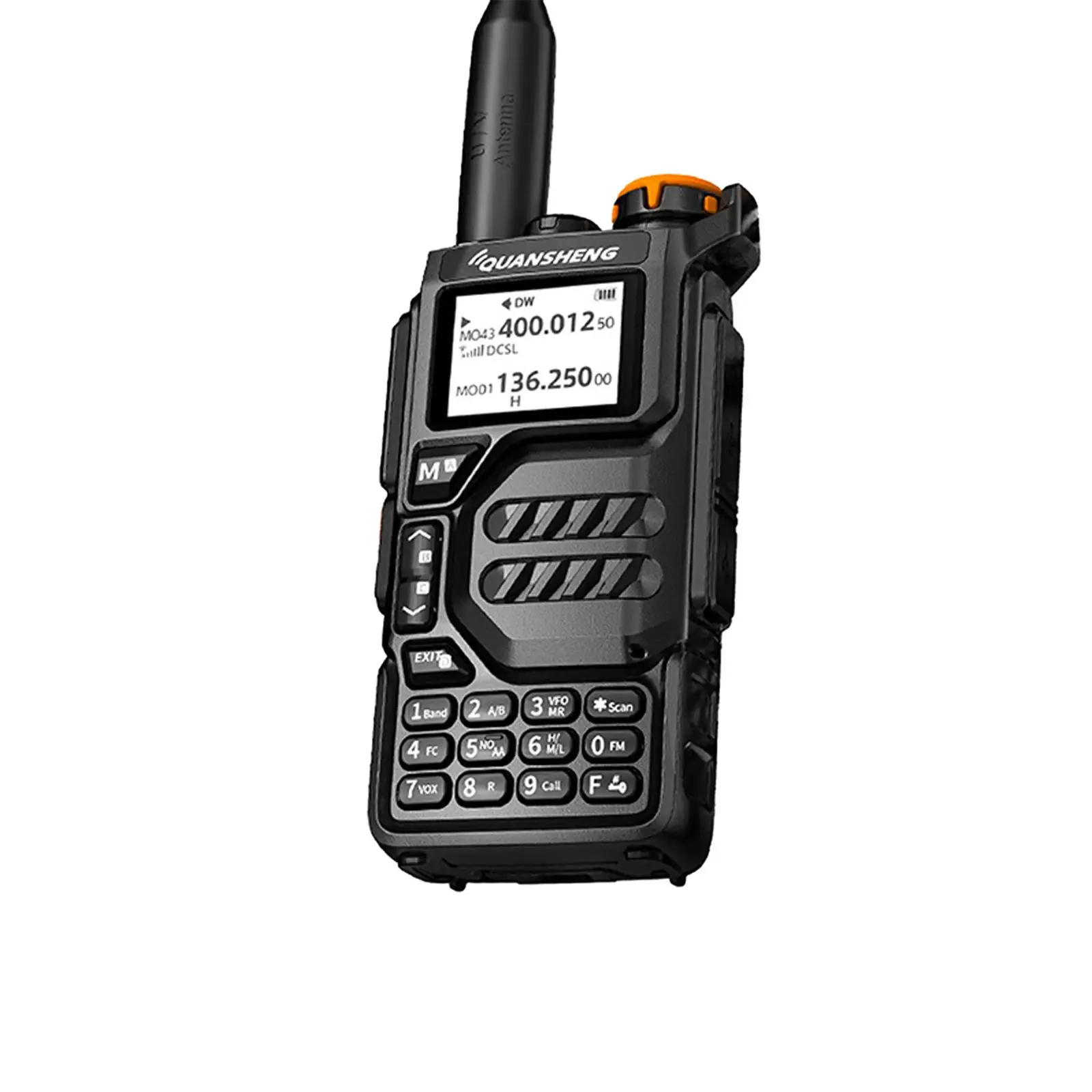 

Uvk5 Radio Outdoor Walkie Talkies Interactive Dual Band Antenna 1600mAh Rechargeable Battery Black Multifrequency Handheld Radio