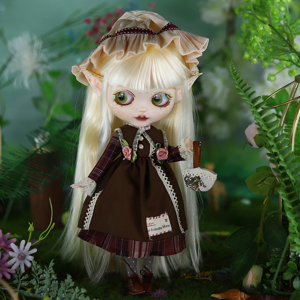 ICY DBS Blyth Pop 1/6 Joint 30 cm Handgeschilderde Set Elf Oor Set Pop BJD Speelgoed Mode Cadeau
