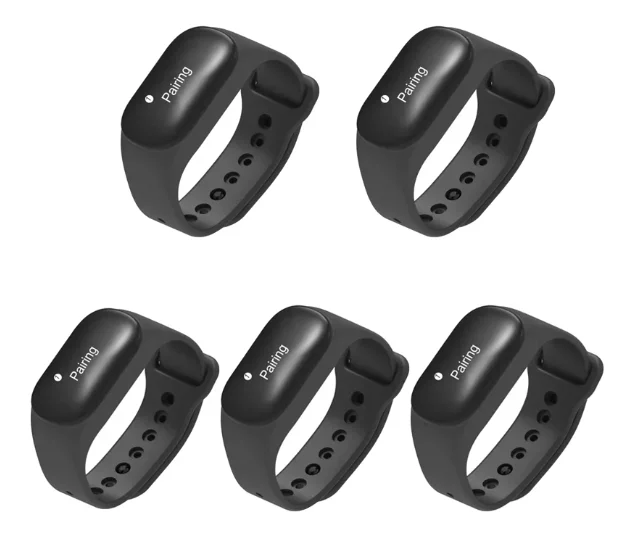 

5 Piece Waiter Watch Call Pager Restaurant Pager Wireless Call System Watch Receiver for Restaurant Coffee Nurse Food Truck