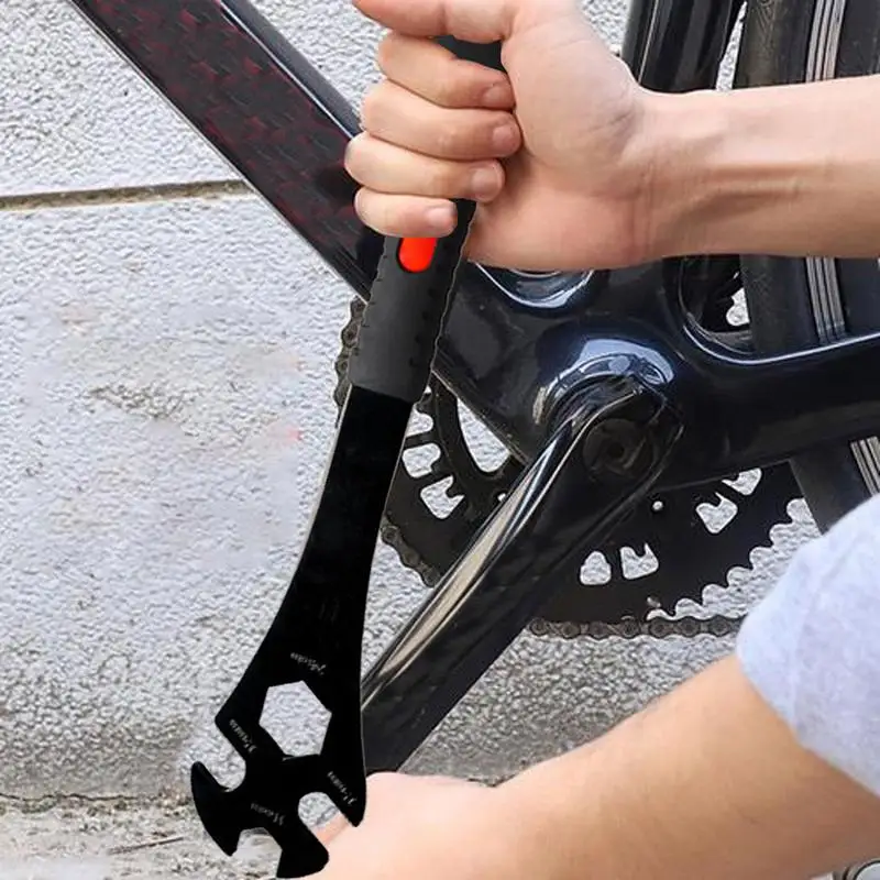 Pedal Removal Tool Metal Cycling Wrench Biking Pedal Disassemble Tool Multi-Function 4-in-1 Pedal Wrench For Mountain Cycling