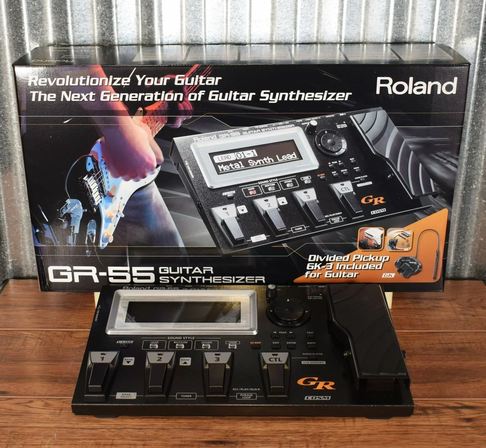 DESCUENTO DE VENTAS DE VERANO EN Compre con confianza Nuevas actividades originales Roland GR-55GK Pedal de efecto sintetizador de guitarra y GK-3