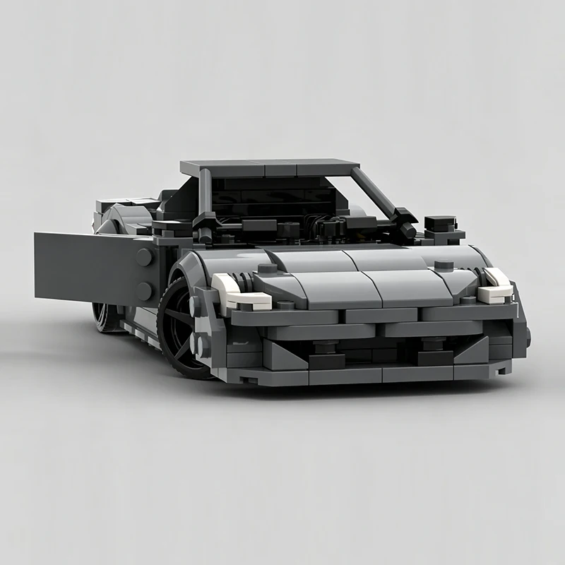Speed Racing Car Model MOC Building Bricks Mid-Engine Supercar Modular Technology Gifts Holiday Assemble Children Toys Suit