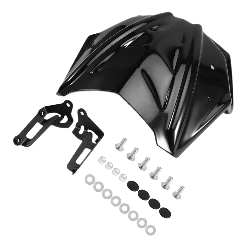 

AU04 -For Honda CB500 ABS CB 500 Hornet 2024 2025 Motorcycle Accessories Windshield Windscreen Wind Deflectors Touring Black