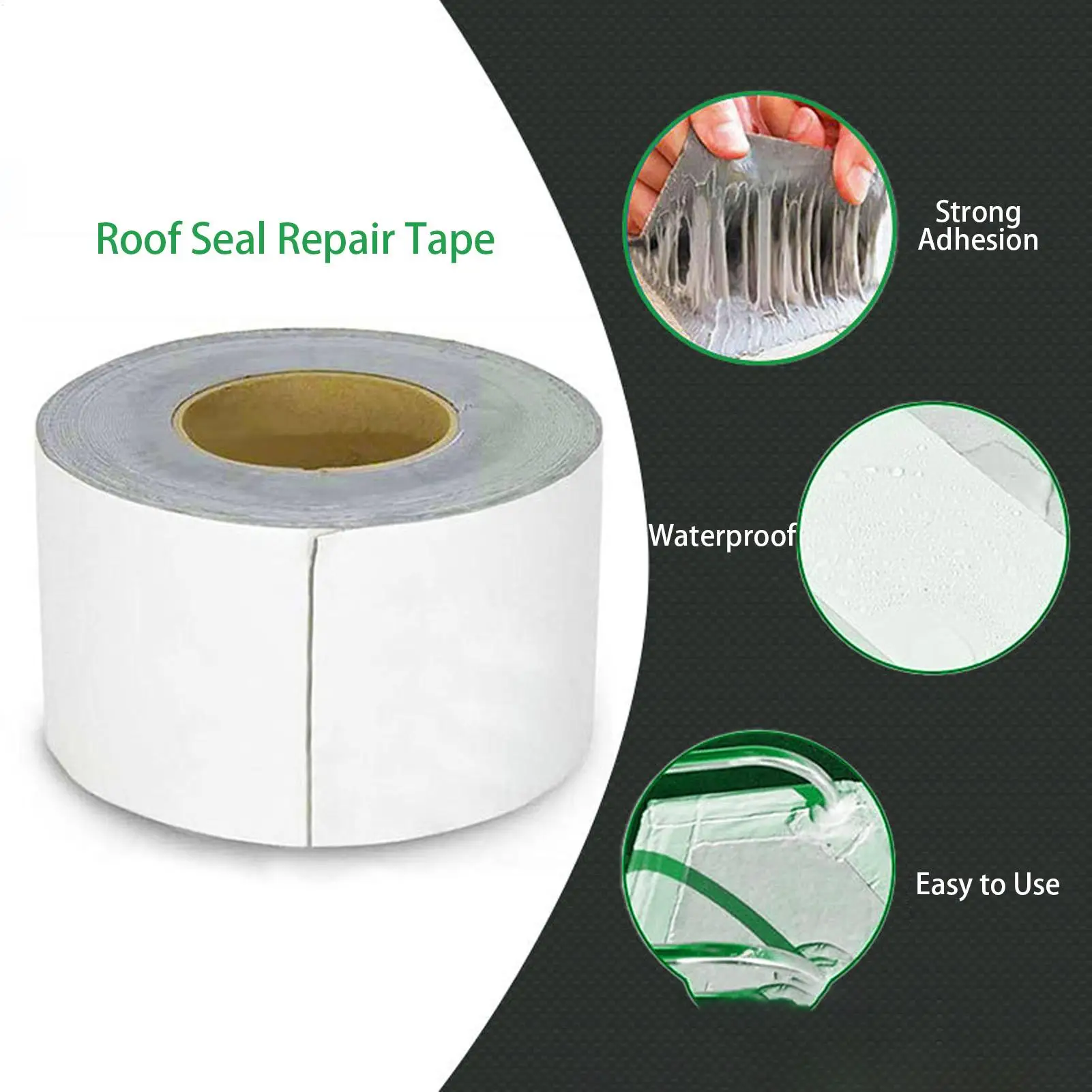 

RV Roof Sealant Tape Adhesive Camping Car Waterproof Tape Weather-proof Bonding Vehicle Leak Repair Strip For Truck Seams Joints