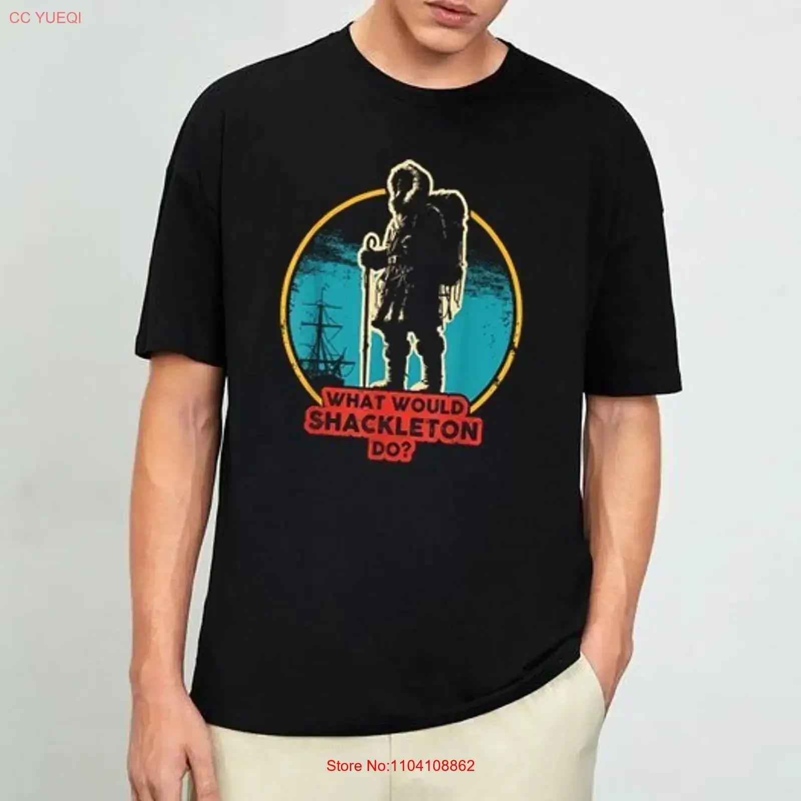 Shackleton Do Leadership Energy Managers T Shirt vintage Washed Soft designer clothes Breathable Stretched Unisex streetwear