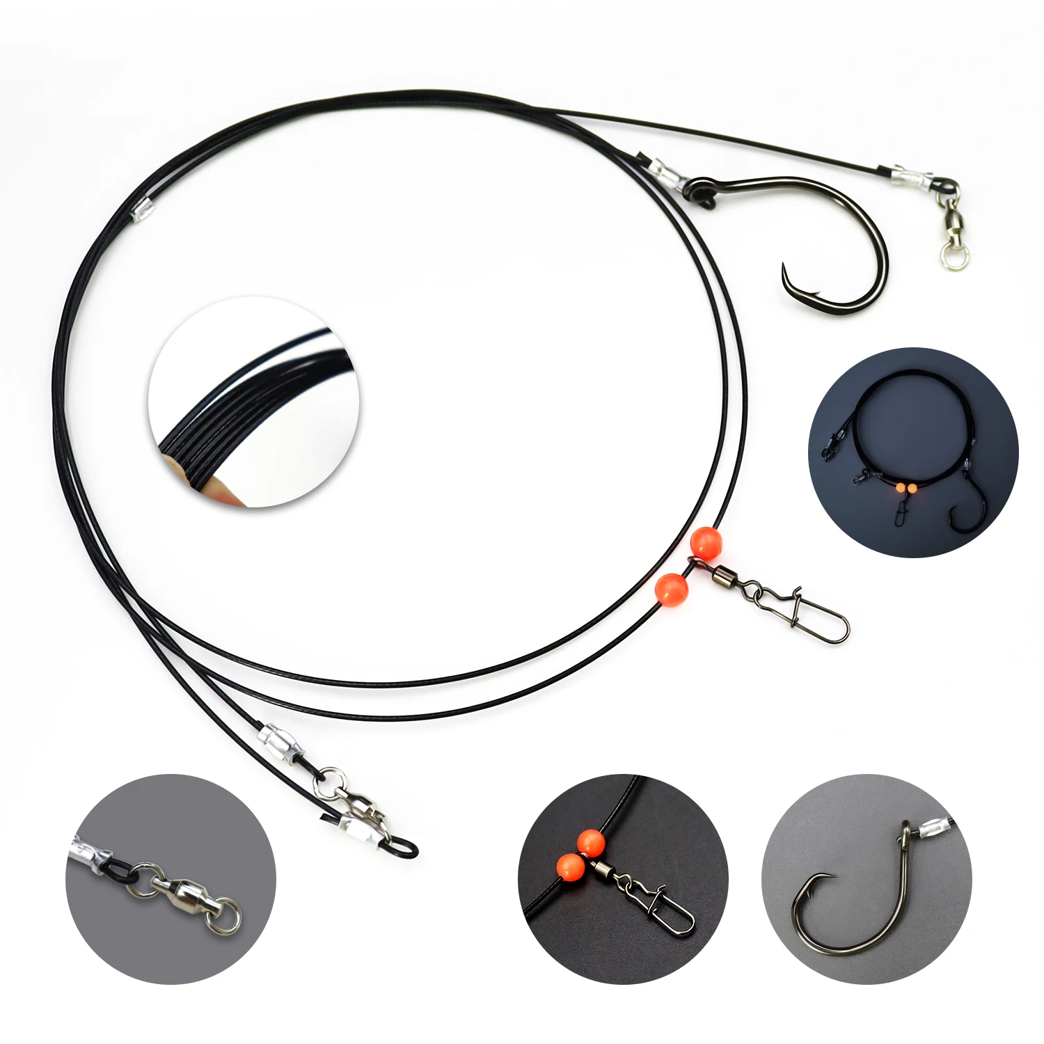ZYZHE 1pc Sea Fishing Rigs Wit - Fishing Hook Circle review and price