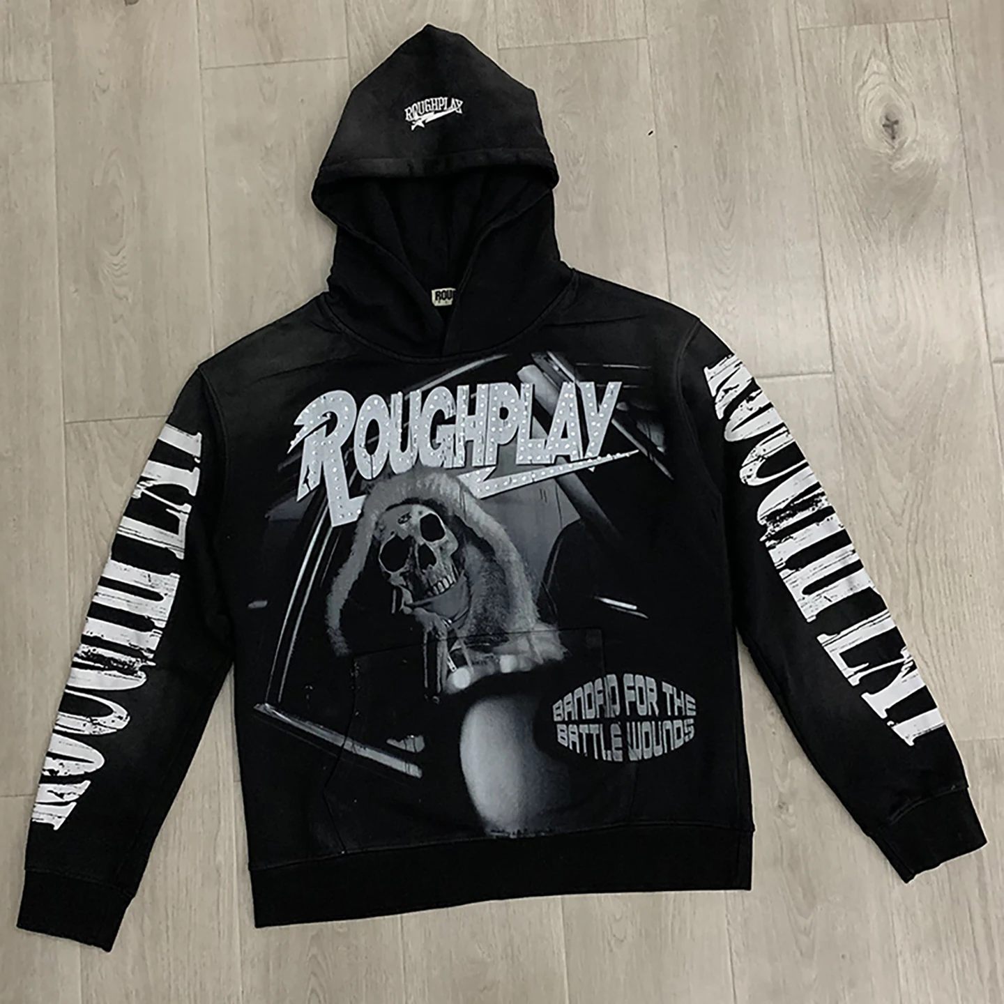 

Модная женская толстовка с принтом черепа и надписью, термотрансферная печать, высококачественная прямая струйная печать, с эффектом бриллиантов, без капюшона