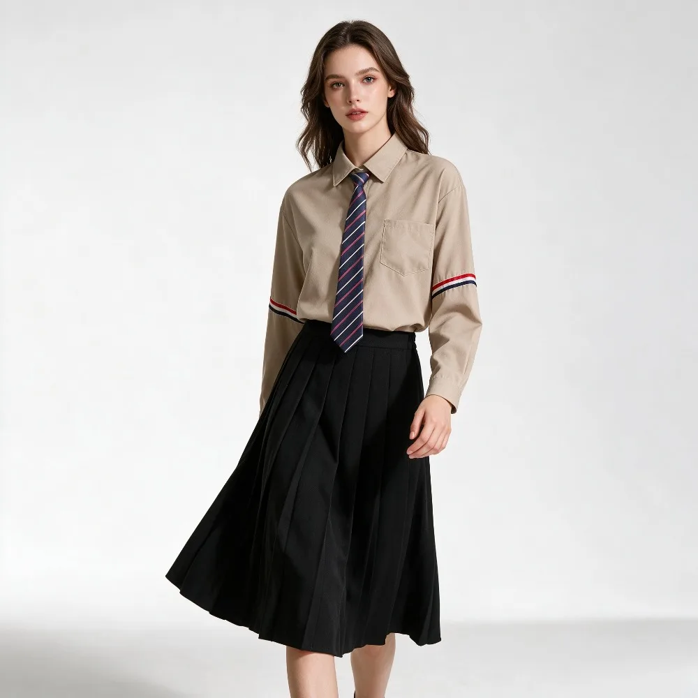 British Korean College Class Uniform JK Suit For Students School Uniform Campus Sports Event Back To School Season Daily Wear