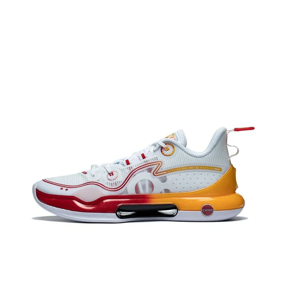 Li Ning Yushuai Evolution Low Home Team Textile, Synthetic Leather Slip Resistant, Abrasion Resistant, Breathable ABAS161-7