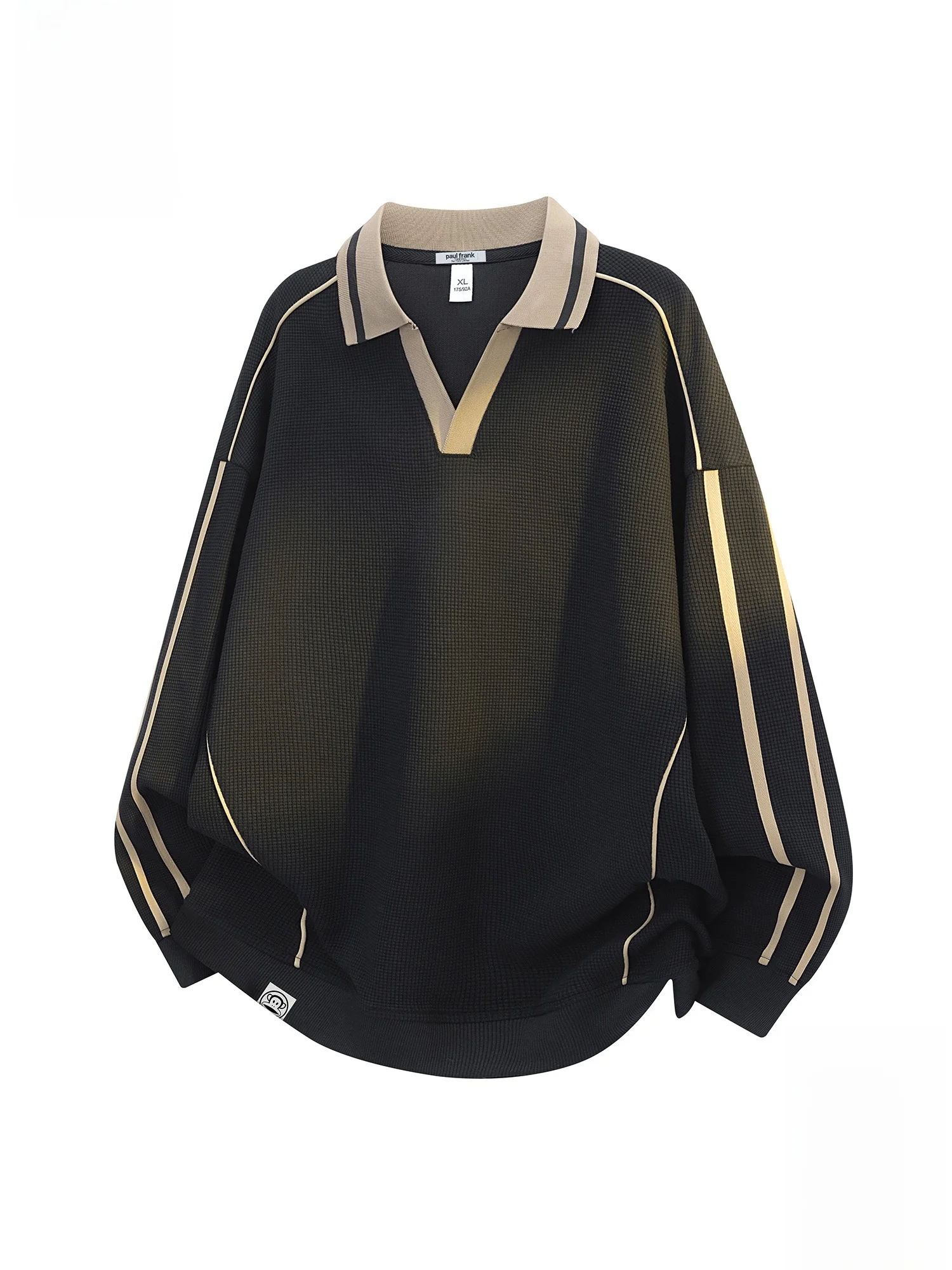 

Мужская толстовка свободного кроя с V-образным вырезом, повседневная, с длинным рукавом, новая весенняя модель, удобная, из смесового полиэстера и хлопка