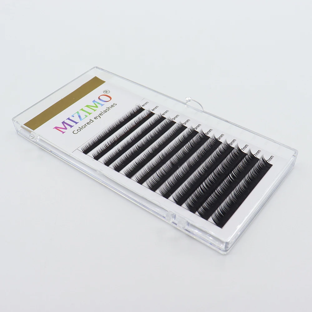 Lower eyelashes fake eyebrows 0.07 black blue purple pink white red brown Mix4-5-6-7mm mixed length