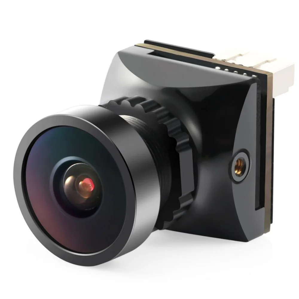 

1600TVL FPV Camera 1/3" CMOS, 5-36V Ultra Wide Voltage, PAL/NTSC Switchable, 19x19mm Mini Size for Pro FPV Racing Drone