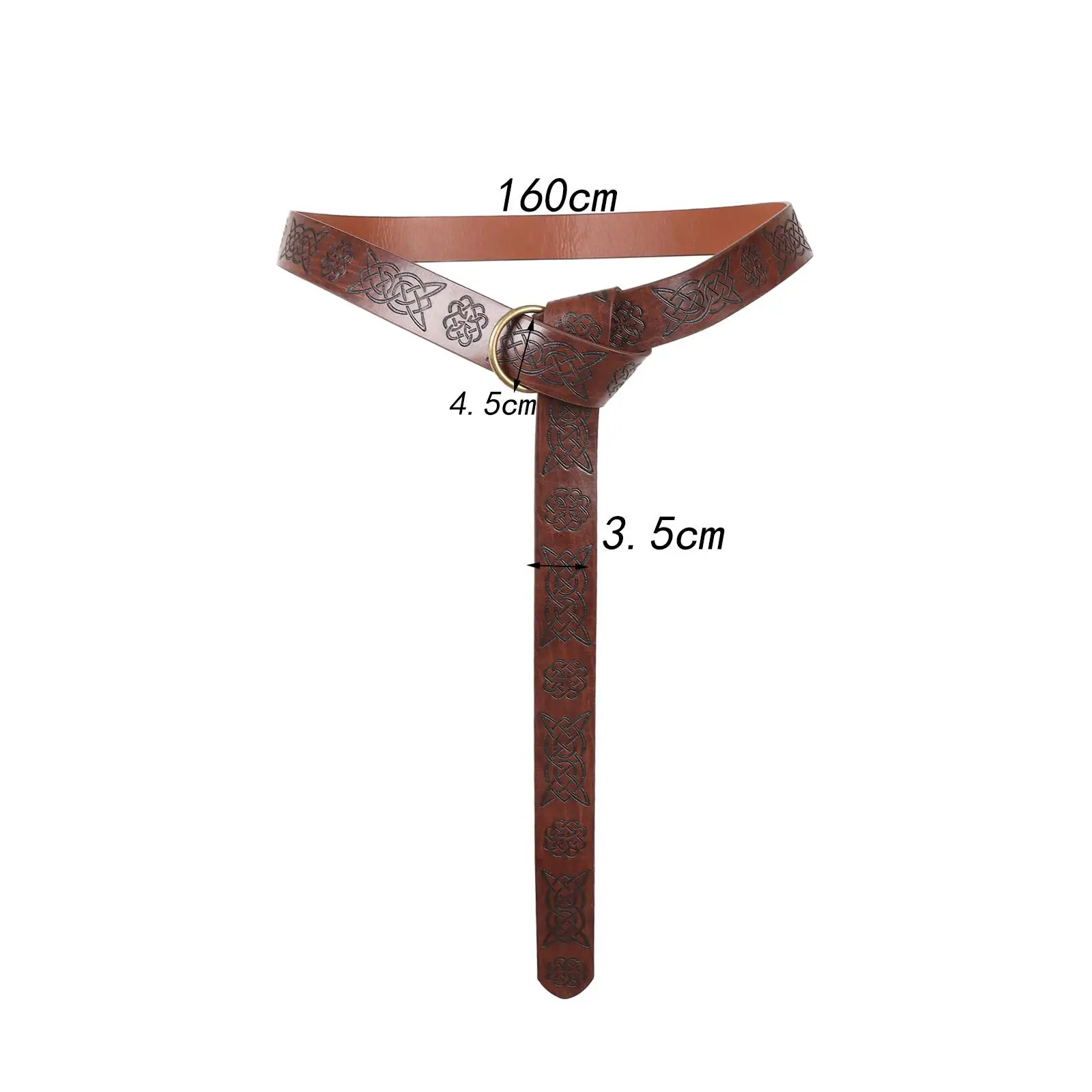 중세 의상 파티 소품 빈티지 기사 액세서리 성인 및 어린이용 PU 가죽 벨트 카니발 가면 무도회용