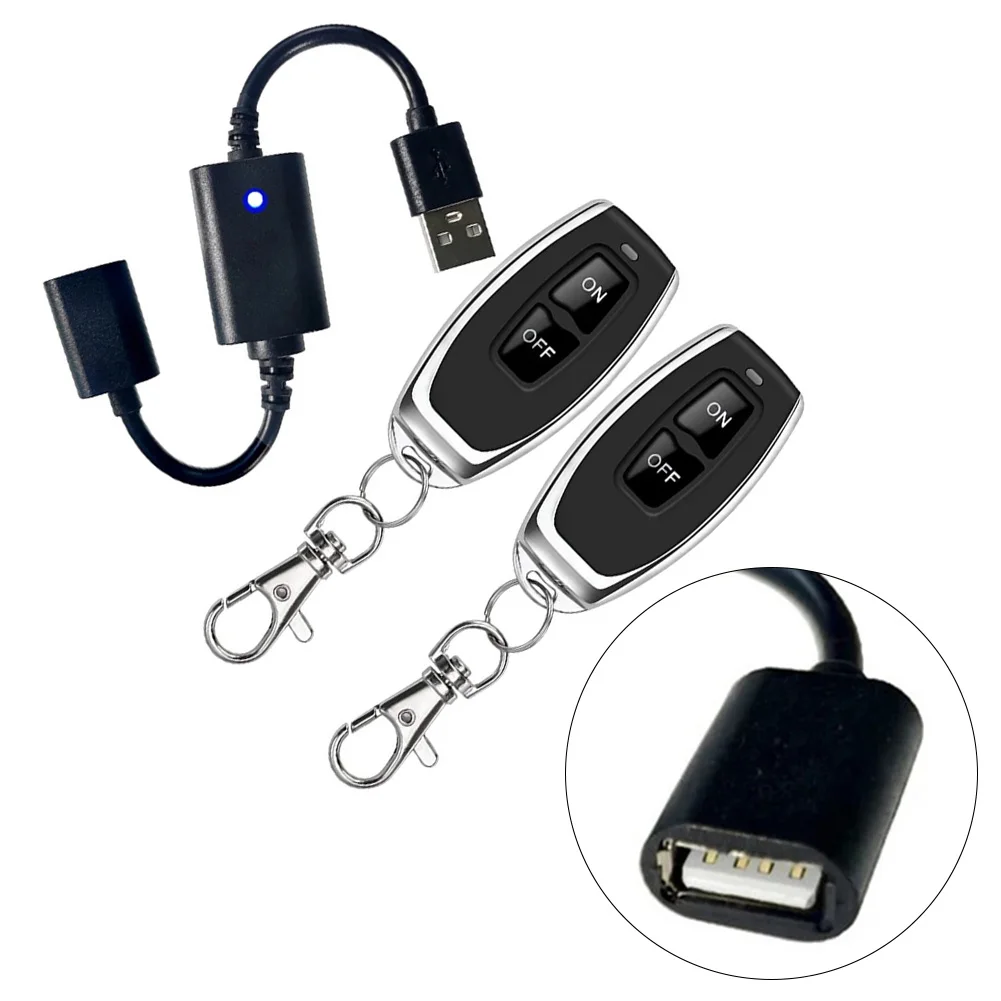 Compact RF Receiver 5V RF Switch As Shown In The Picture Distance Control 20-50m Easy Installation Lightweight Design