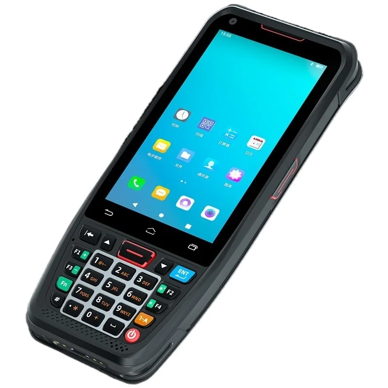 Top! Barcode Scanner Android PDA Handheld Terminal Inventory Machine 1D/2D/QR Scanner 4G WiFi Bluetooth NFC