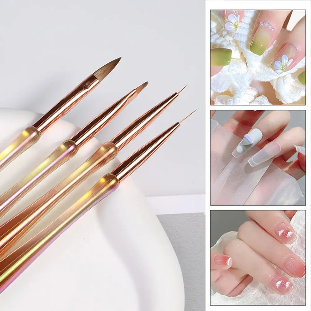 Floral Nail Design Pen Stunning Floral Designs Versatile Nail Art Pen for Uv Manicure Women's Creative Accessories for Various