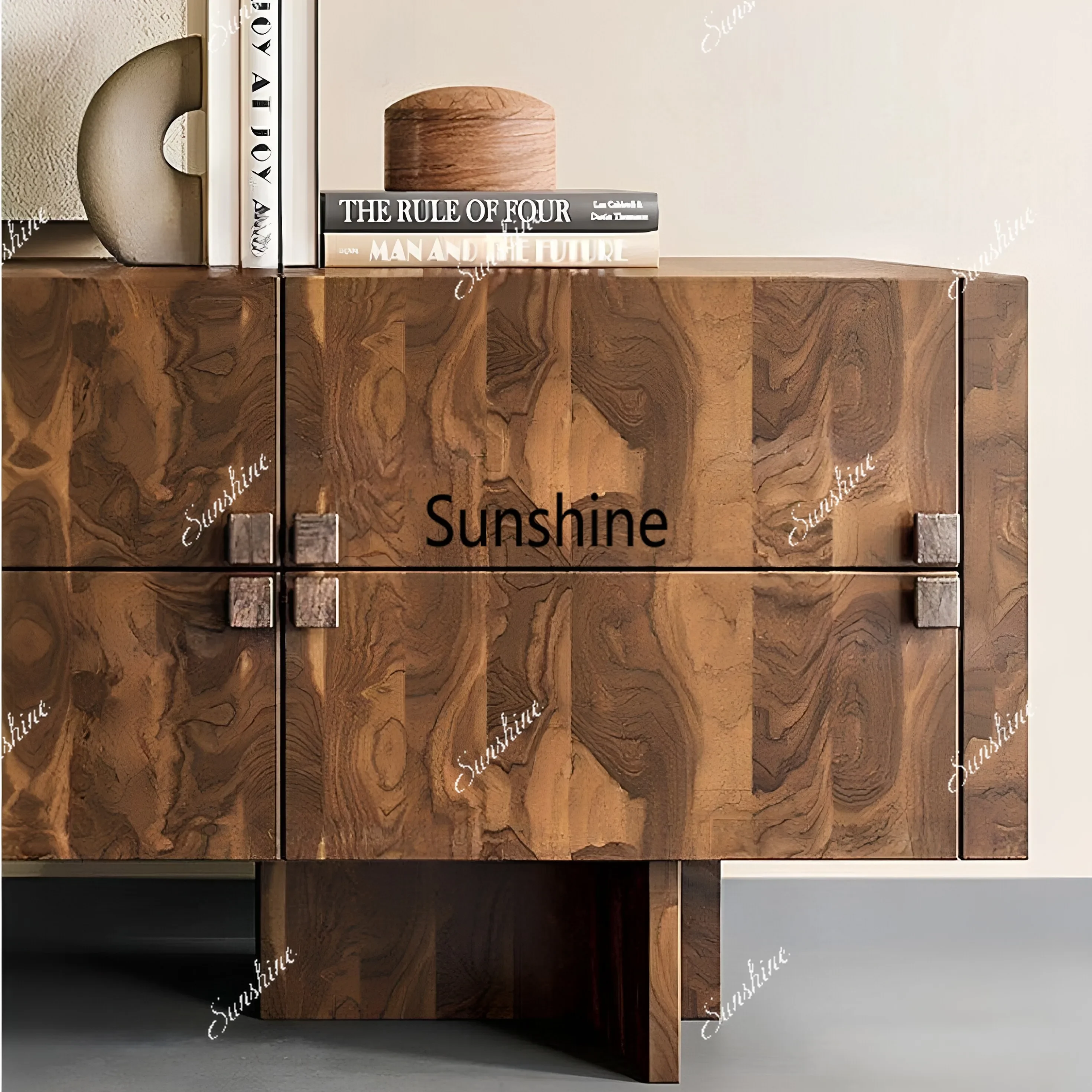 Medieval wind tree tumor veneer porch cabinet household living room dining side cabinet  FT