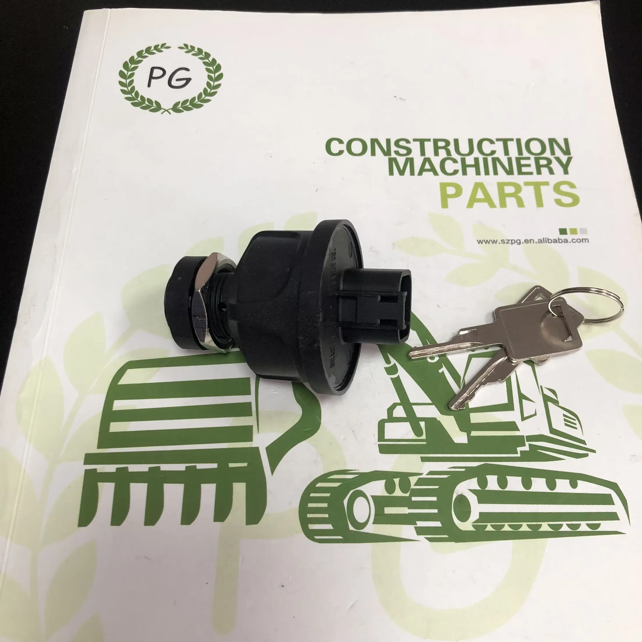 for New Ignition Switch with 2-Key 6693245 for Bobcat Loaders S100 S130 S150 S450 S510 S530 751 753 763 773 863 864 E17 E19 E20