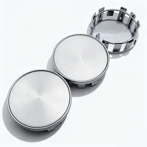 4pcs No Logo Black/Silver Emblem Car Wheel Center Caps 54MM 50MM Wheels Hub Cap Rim Hubcaps Dust Cover Replace Car Accessories