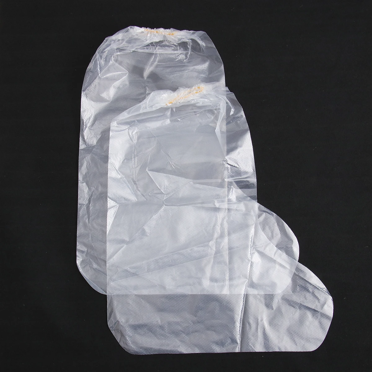 

5pcs Waterproof Dustproof Shoe Cover Non-Woven Boot Cover Disposable Footwear For Lab Salon Workshop One Size Non-Slip White