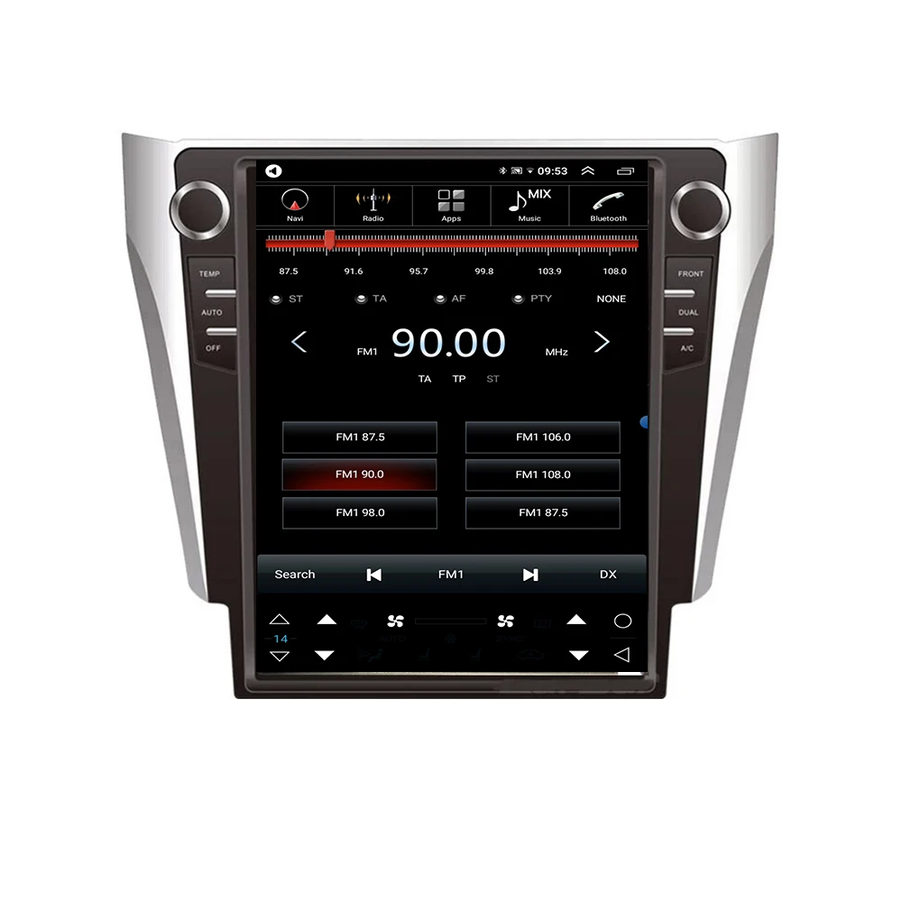 

Tesla Style For Toyota Camry 2012 - 2015 Car Android 13 Radio Multimedia Player Carplay Autoradio Head Unit Auto Stereo GPS Navi