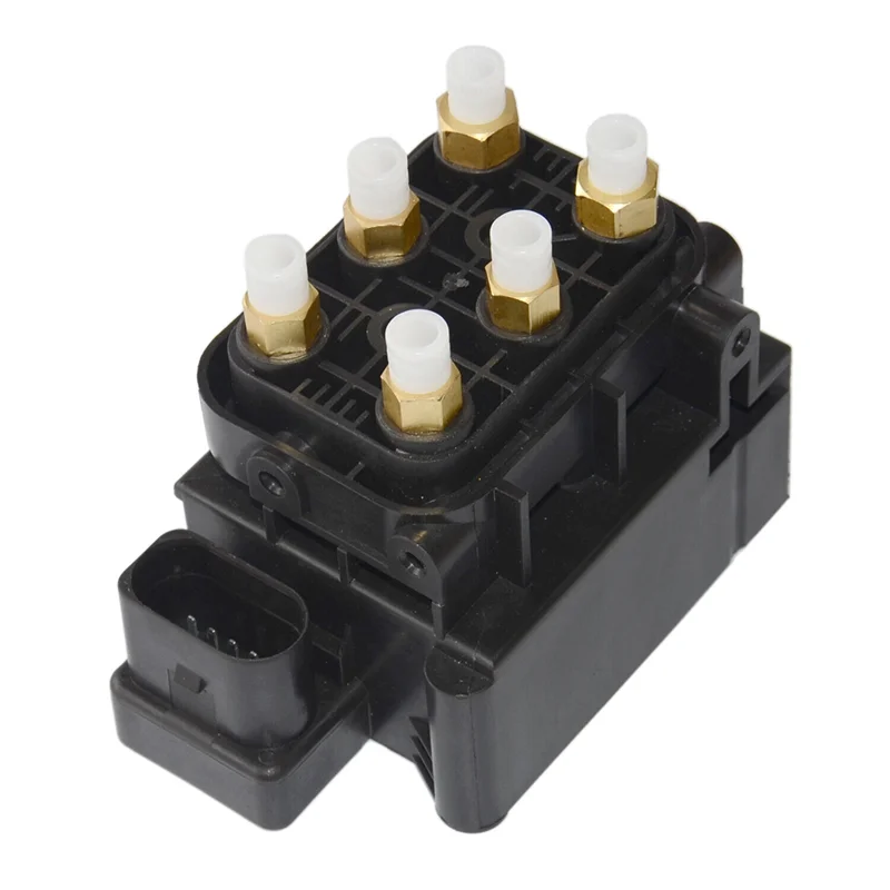 4H0616013 Air Suspension Compressor Solenoid Valve Assembly Blocks for Audi A6 C7 A7 Sportback A8 D4