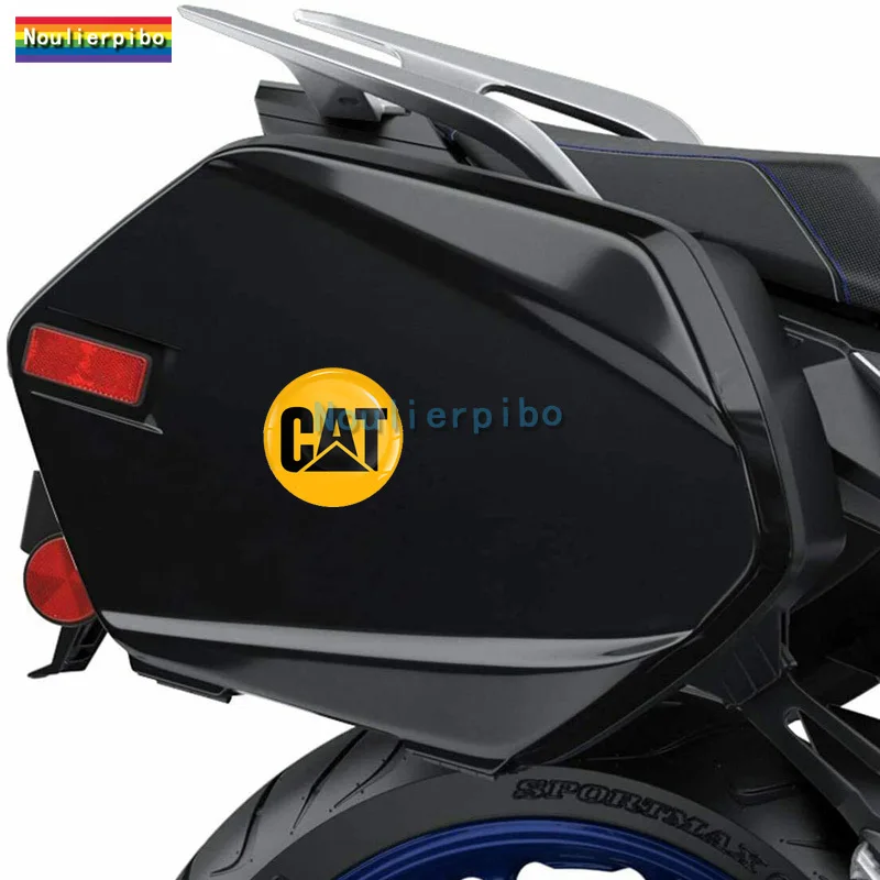 3D Resin Material CAT Sticker Excavator Silicone Crystal Decal Motorcycle Helmet Truck Vinyl Sticker 0.2mm Thickness Car Decal